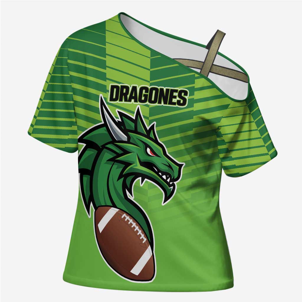 Dragones Guatemala Rugby Custom Cross Shoulder Shirt Te esperamos - Wonder Print Shop