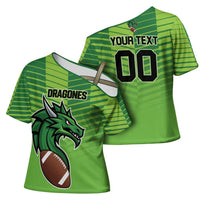 Dragones Guatemala Rugby Custom Cross Shoulder Shirt Te esperamos - Wonder Print Shop