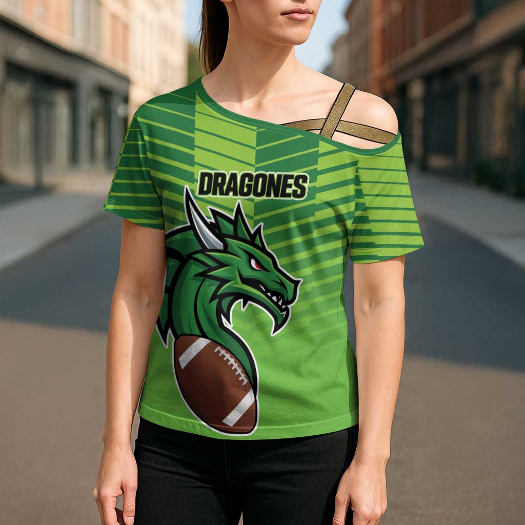 Dragones Guatemala Rugby Custom Cross Shoulder Shirt Te esperamos - Wonder Print Shop