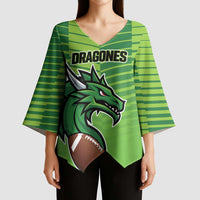 Dragones Guatemala Rugby Custom Kimono Sleeve Blouse Te esperamos - Wonder Print Shop