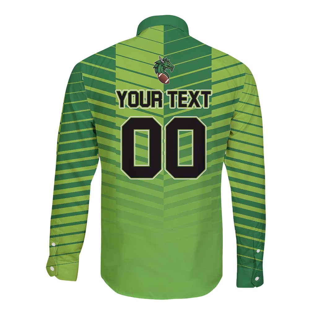 Dragones Guatemala Rugby Custom Long Sleeve Button Shirt Te esperamos - Wonder Print Shop