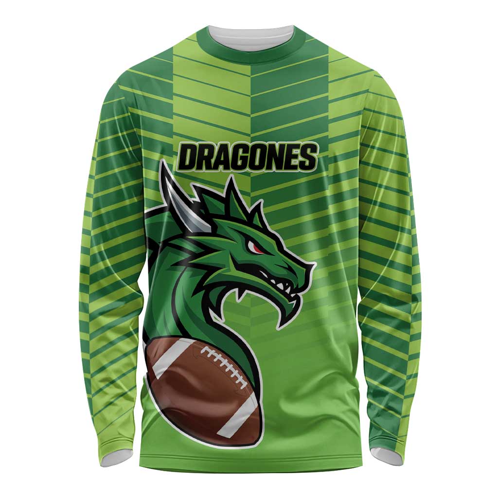 Dragones Guatemala Rugby Custom Long Sleeve Shirt Te esperamos - Wonder Print Shop