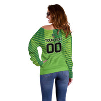 Dragones Guatemala Rugby Custom Off Shoulder Sweater Te esperamos - Wonder Print Shop