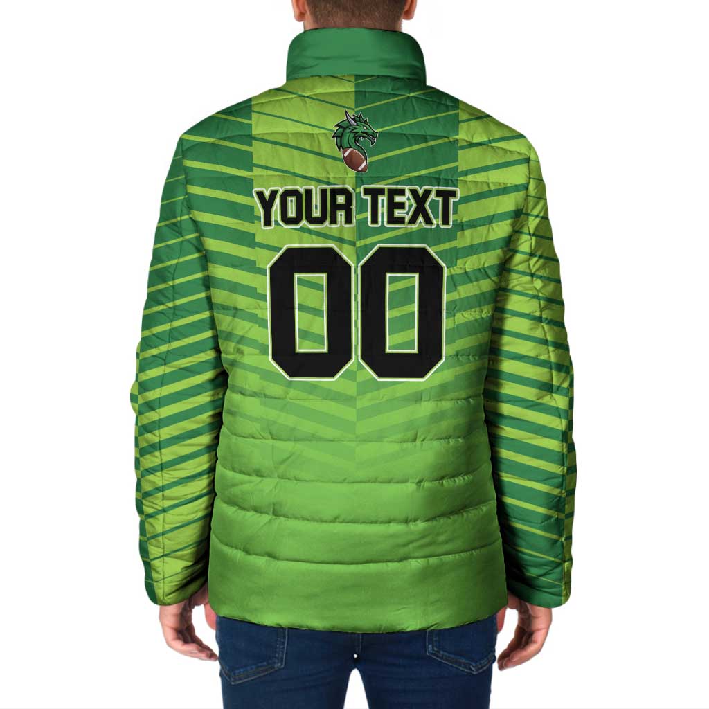Dragones Guatemala Rugby Custom Padded Jacket Te esperamos - Wonder Print Shop
