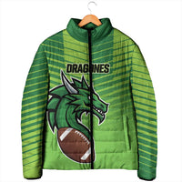 Dragones Guatemala Rugby Custom Padded Jacket Te esperamos - Wonder Print Shop