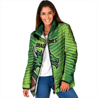 Dragones Guatemala Rugby Custom Padded Jacket Te esperamos - Wonder Print Shop