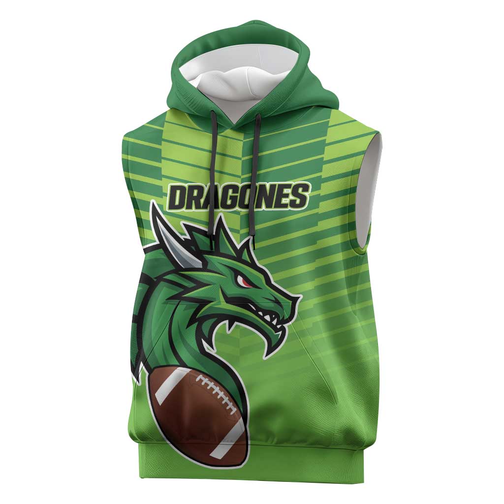 Dragones Guatemala Rugby Custom Sleeveless Hoodie Te esperamos - Wonder Print Shop