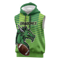 Dragones Guatemala Rugby Custom Sleeveless Hoodie Te esperamos - Wonder Print Shop