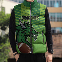 Dragones Guatemala Rugby Custom Sleeveless Puffer Jacket Te esperamos - Wonder Print Shop