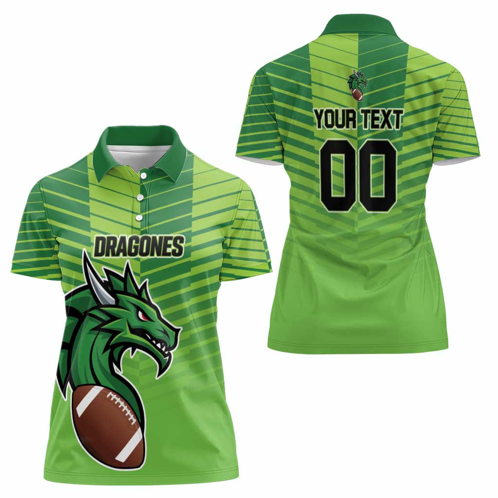 Dragones Guatemala Rugby Custom Women Polo Shirt Te esperamos - Wonder Print Shop