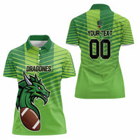 Dragones Guatemala Rugby Custom Women Polo Shirt Te esperamos - Wonder Print Shop