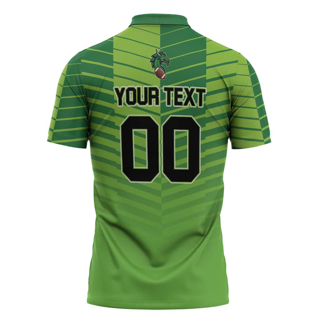 Dragones Guatemala Rugby Custom Zipper Polo Shirt Te esperamos - Wonder Print Shop