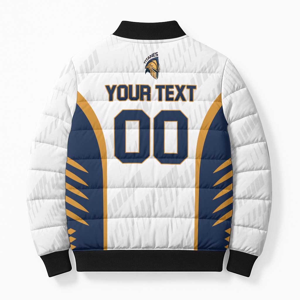 Titanes Guatemala Rugby Custom Bomber Puffer Jacket Estamos de regreso - Wonder Print Shop