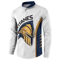 Titanes Guatemala Rugby Custom Button Sweatshirt Estamos de regreso - Wonder Print Shop