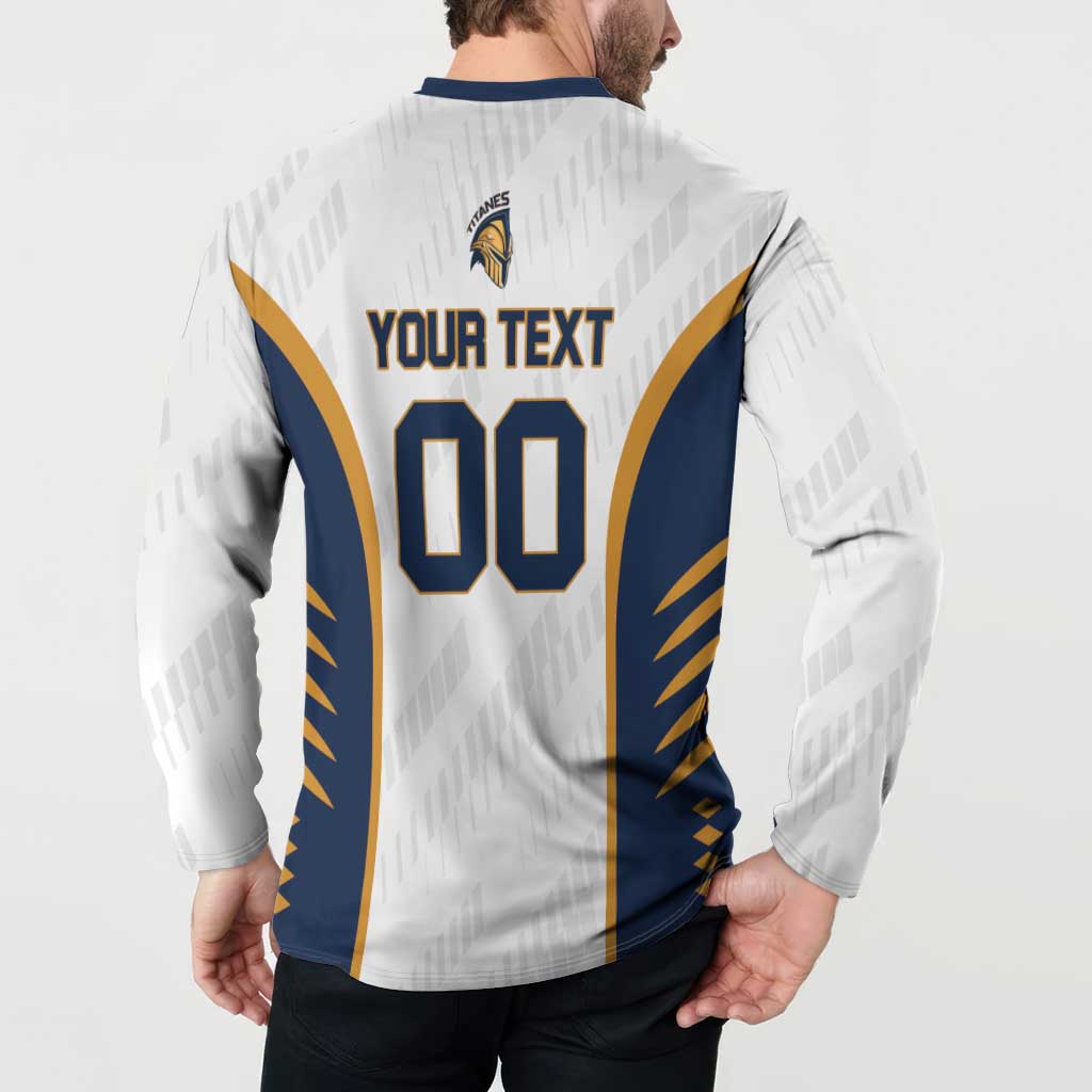 Titanes Guatemala Rugby Custom Button Sweatshirt Estamos de regreso - Wonder Print Shop