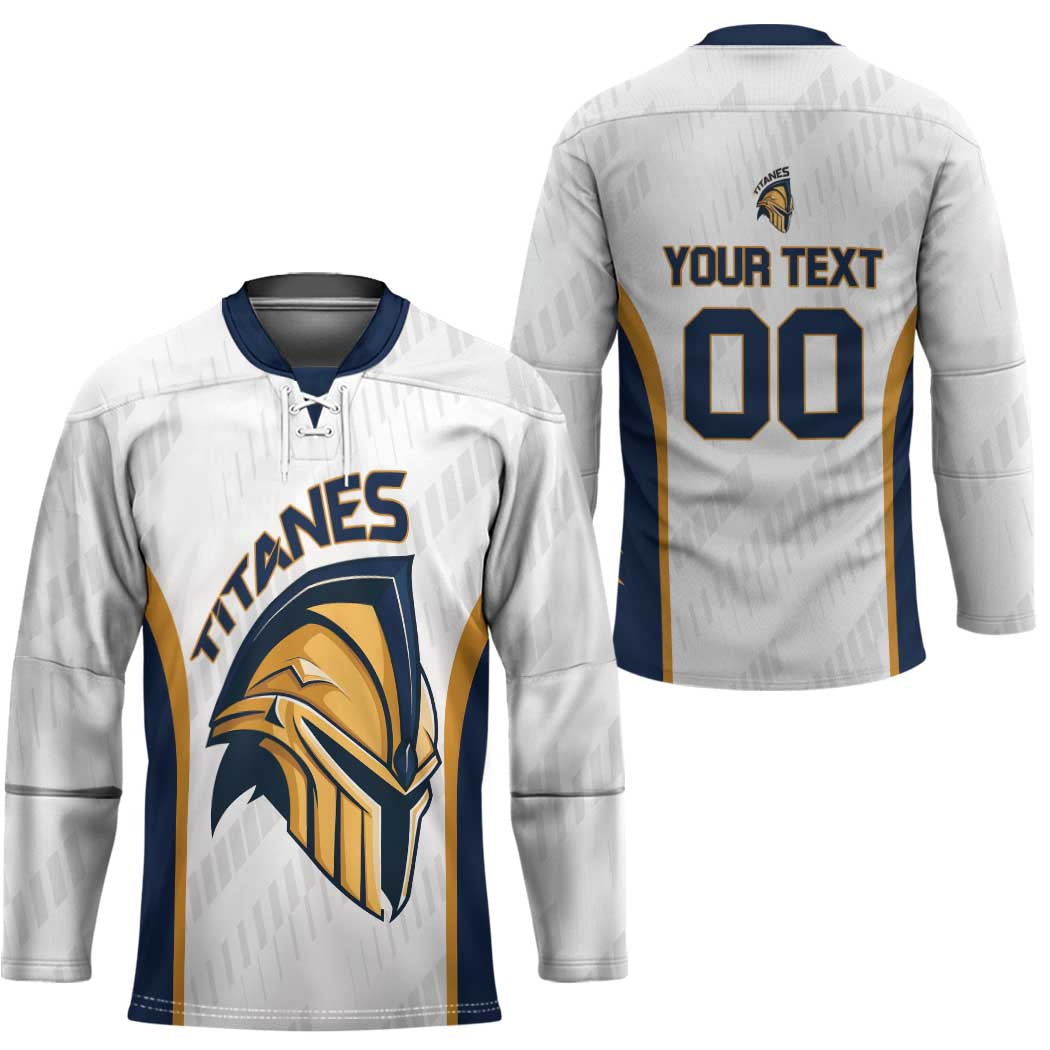 Titanes Guatemala Rugby Custom Hockey Jersey Estamos de regreso - Wonder Print Shop