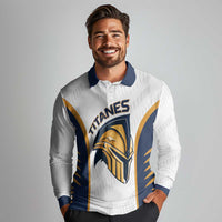 Titanes Guatemala Rugby Custom Long Sleeve Polo Shirt Estamos de regreso - Wonder Print Shop