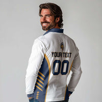 Titanes Guatemala Rugby Custom Long Sleeve Polo Shirt Estamos de regreso - Wonder Print Shop