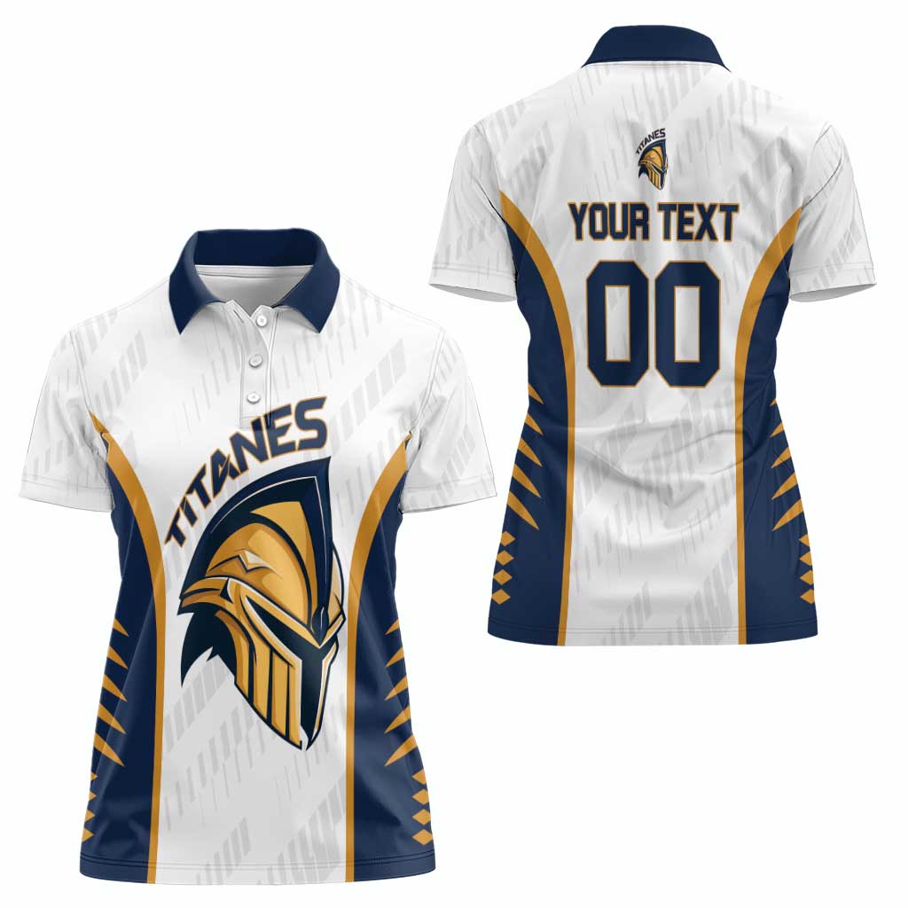 Titanes Guatemala Rugby Custom Women Polo Shirt Estamos de regreso - Wonder Print Shop