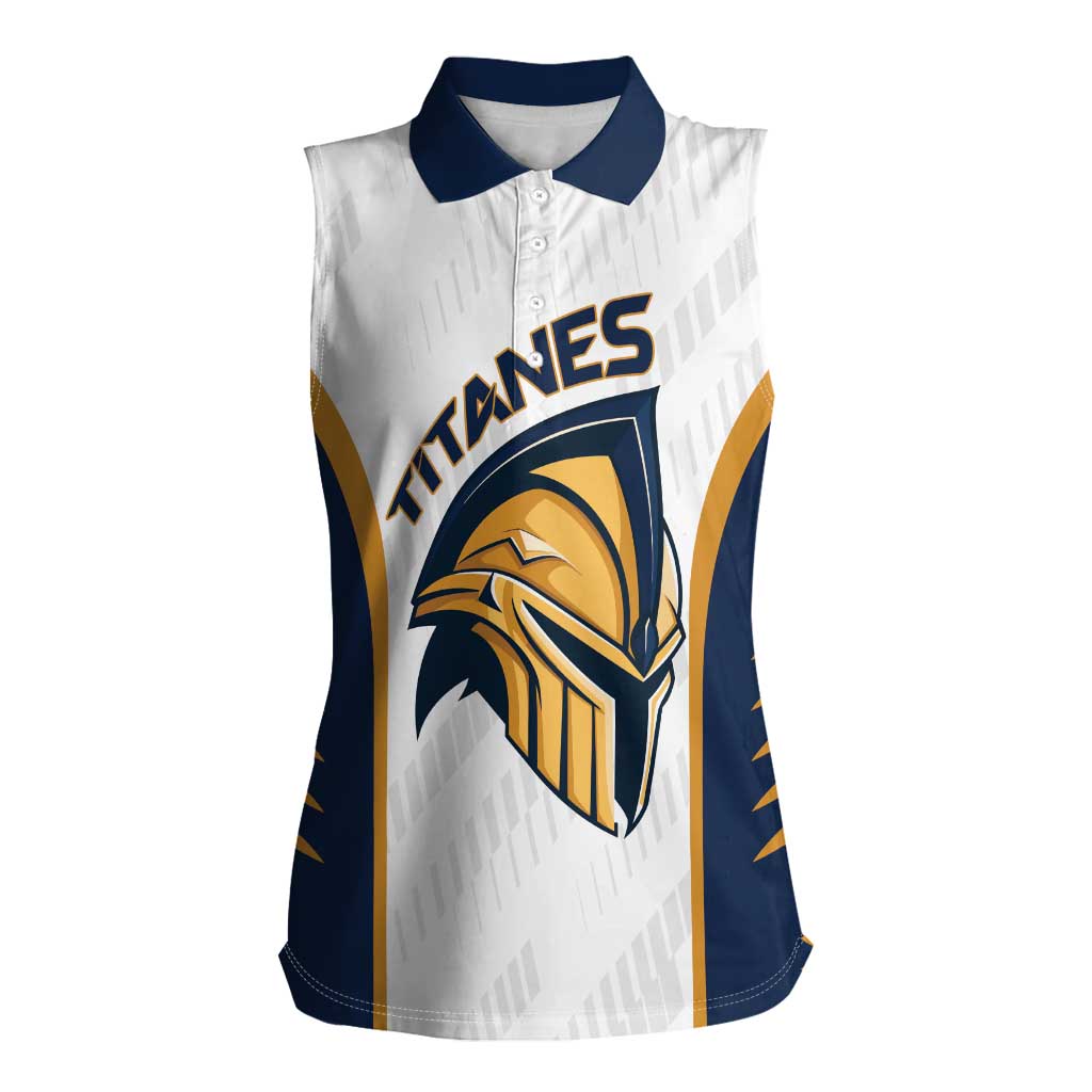 Titanes Guatemala Rugby Custom Women Sleeveless Polo Shirt Estamos de regreso - Wonder Print Shop
