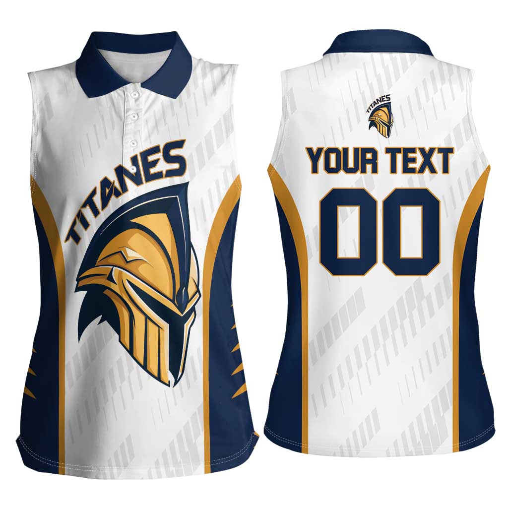 Titanes Guatemala Rugby Custom Women Sleeveless Polo Shirt Estamos de regreso - Wonder Print Shop