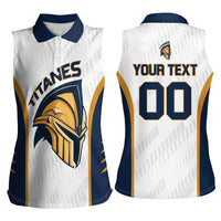 Titanes Guatemala Rugby Custom Women Sleeveless Polo Shirt Estamos de regreso - Wonder Print Shop