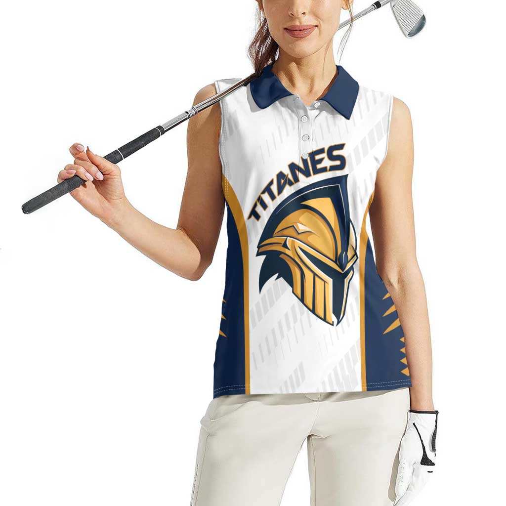 Titanes Guatemala Rugby Custom Women Sleeveless Polo Shirt Estamos de regreso - Wonder Print Shop