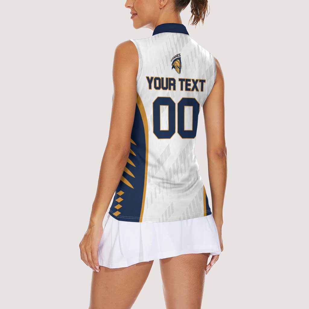 Titanes Guatemala Rugby Custom Women Sleeveless Polo Shirt Estamos de regreso - Wonder Print Shop