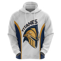 Titanes Guatemala Rugby Custom Zip Hoodie Estamos de regreso - Wonder Print Shop