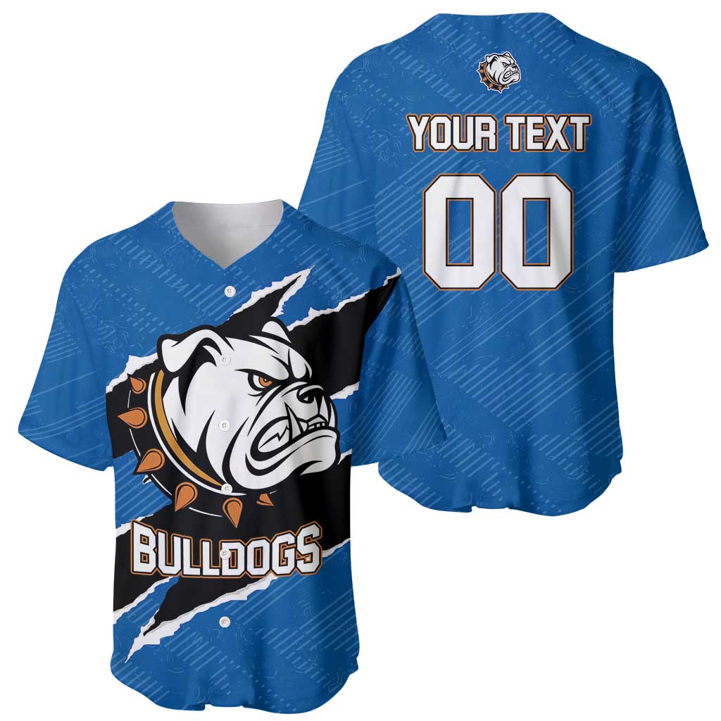 Bulldogs Guatemala Rugby Custom Baseball Jersey Seguimos Creciendo - Wonder Print Shop