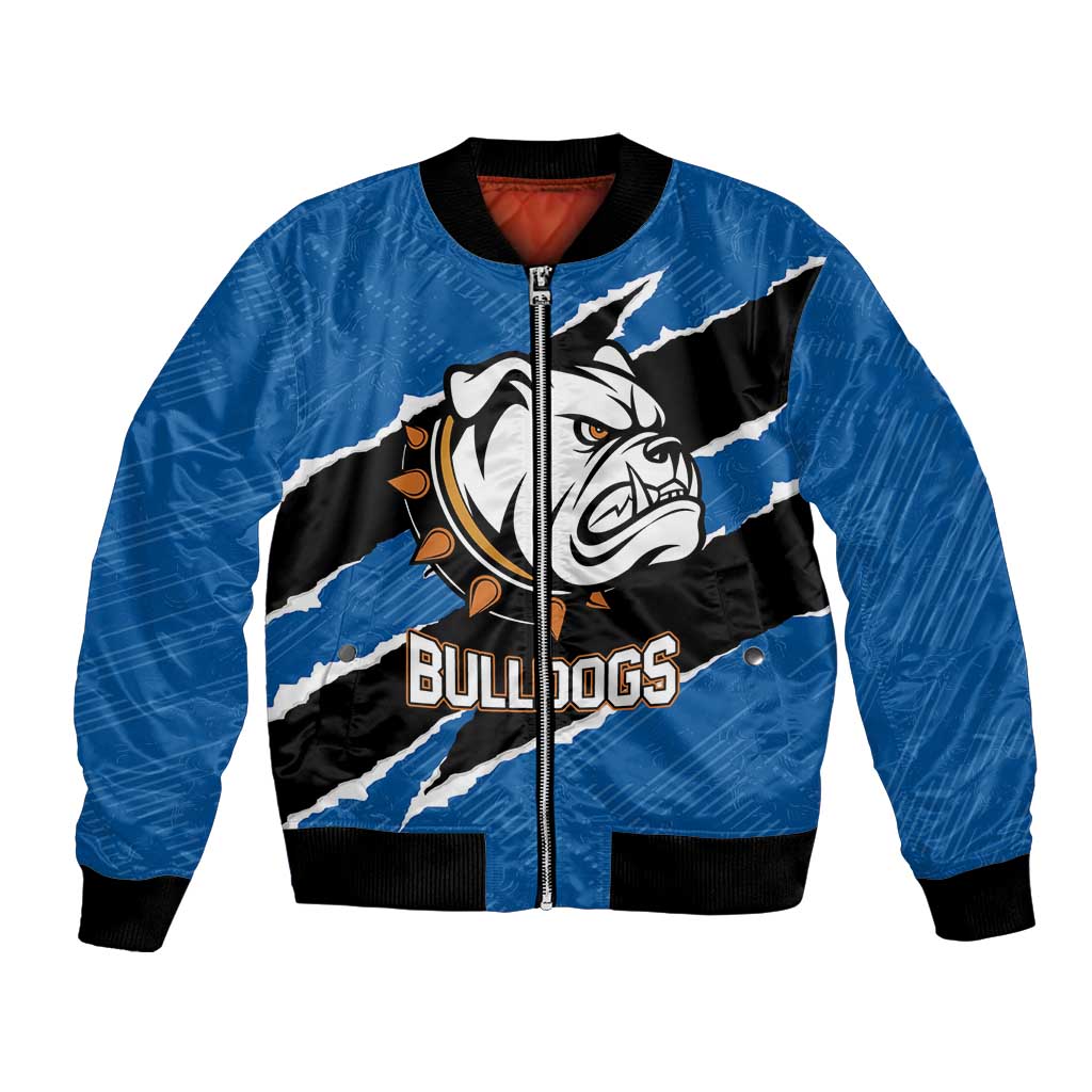 Bulldogs Guatemala Rugby Custom Bomber Jacket Seguimos Creciendo - Wonder Print Shop