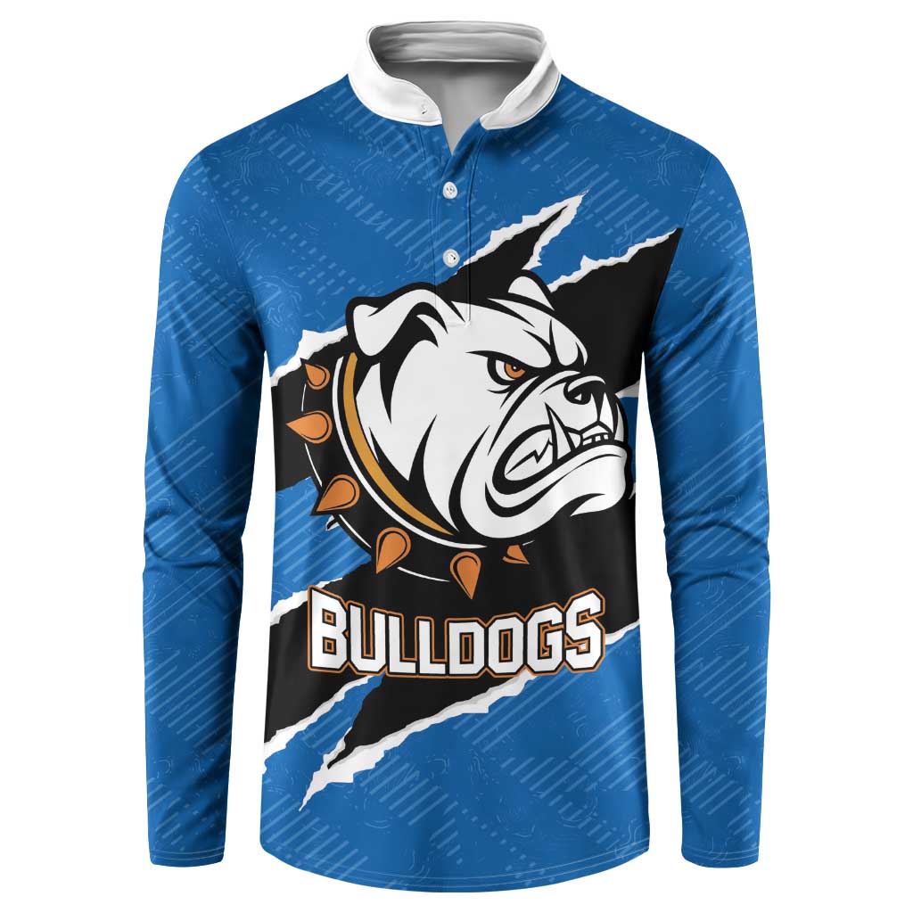 Bulldogs Guatemala Rugby Custom Button Sweatshirt Seguimos Creciendo - Wonder Print Shop