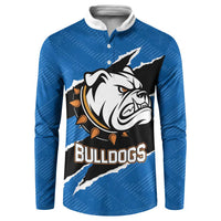 Bulldogs Guatemala Rugby Custom Button Sweatshirt Seguimos Creciendo - Wonder Print Shop