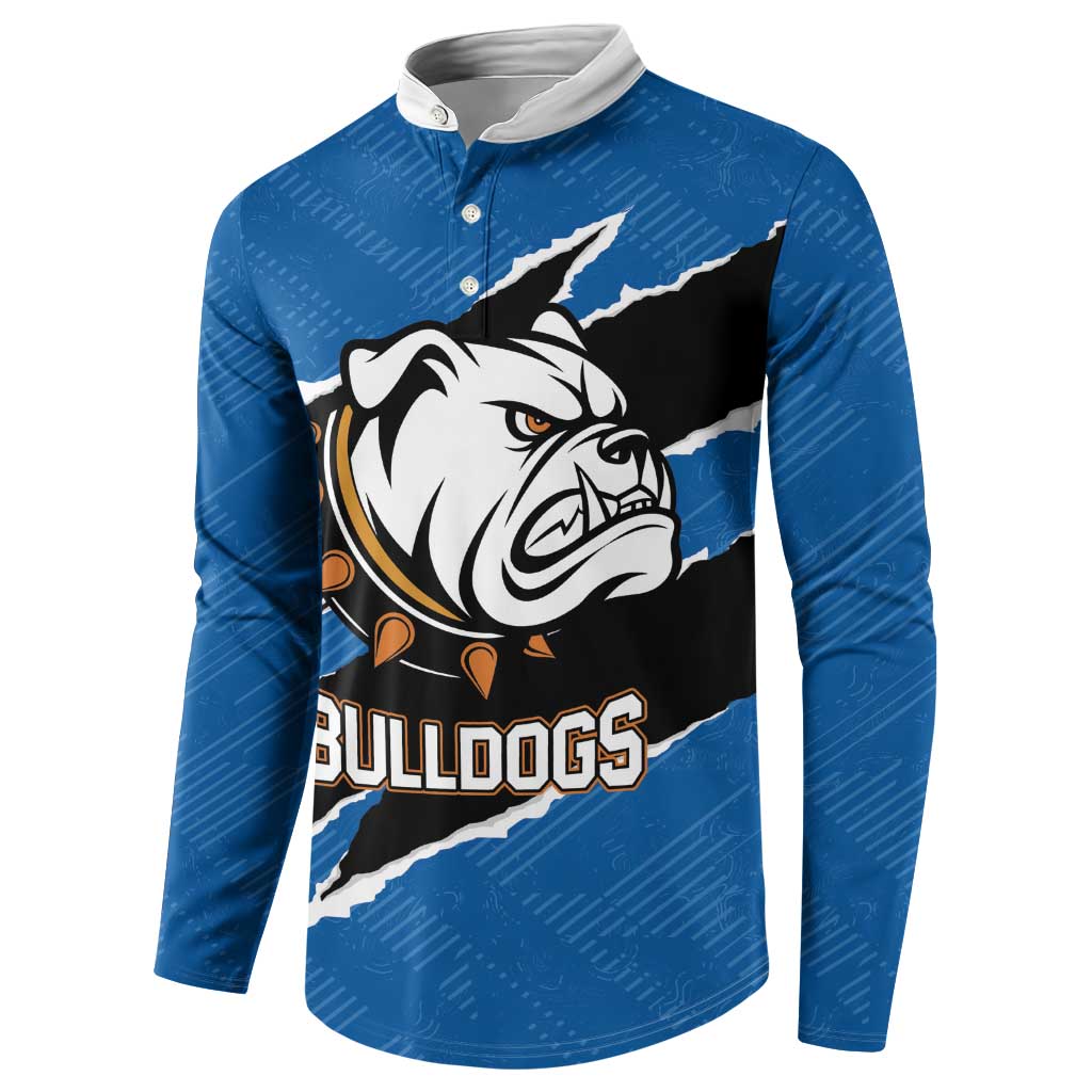 Bulldogs Guatemala Rugby Custom Button Sweatshirt Seguimos Creciendo - Wonder Print Shop