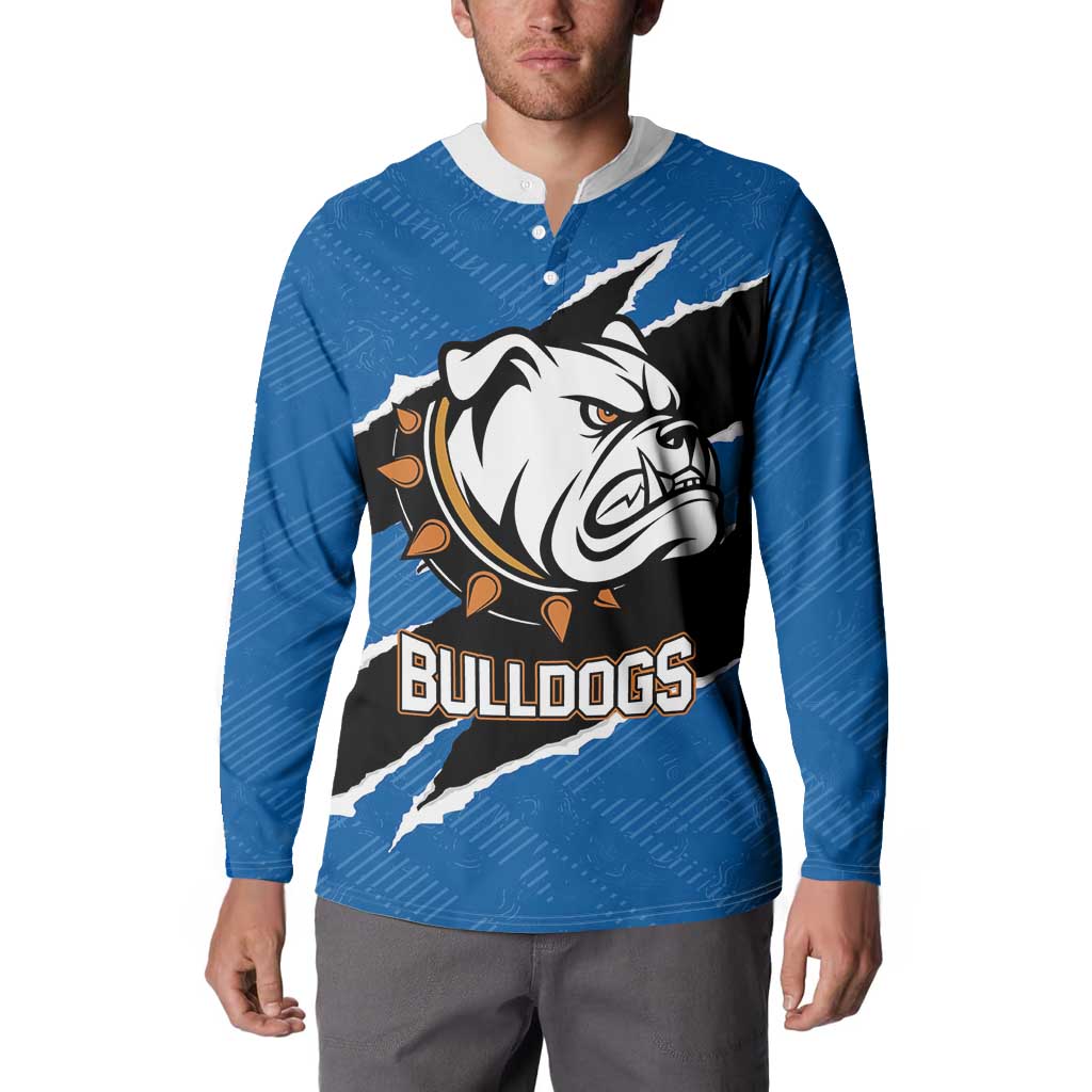 Bulldogs Guatemala Rugby Custom Button Sweatshirt Seguimos Creciendo - Wonder Print Shop