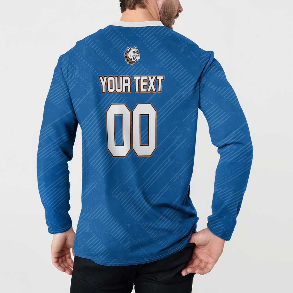 Bulldogs Guatemala Rugby Custom Button Sweatshirt Seguimos Creciendo - Wonder Print Shop