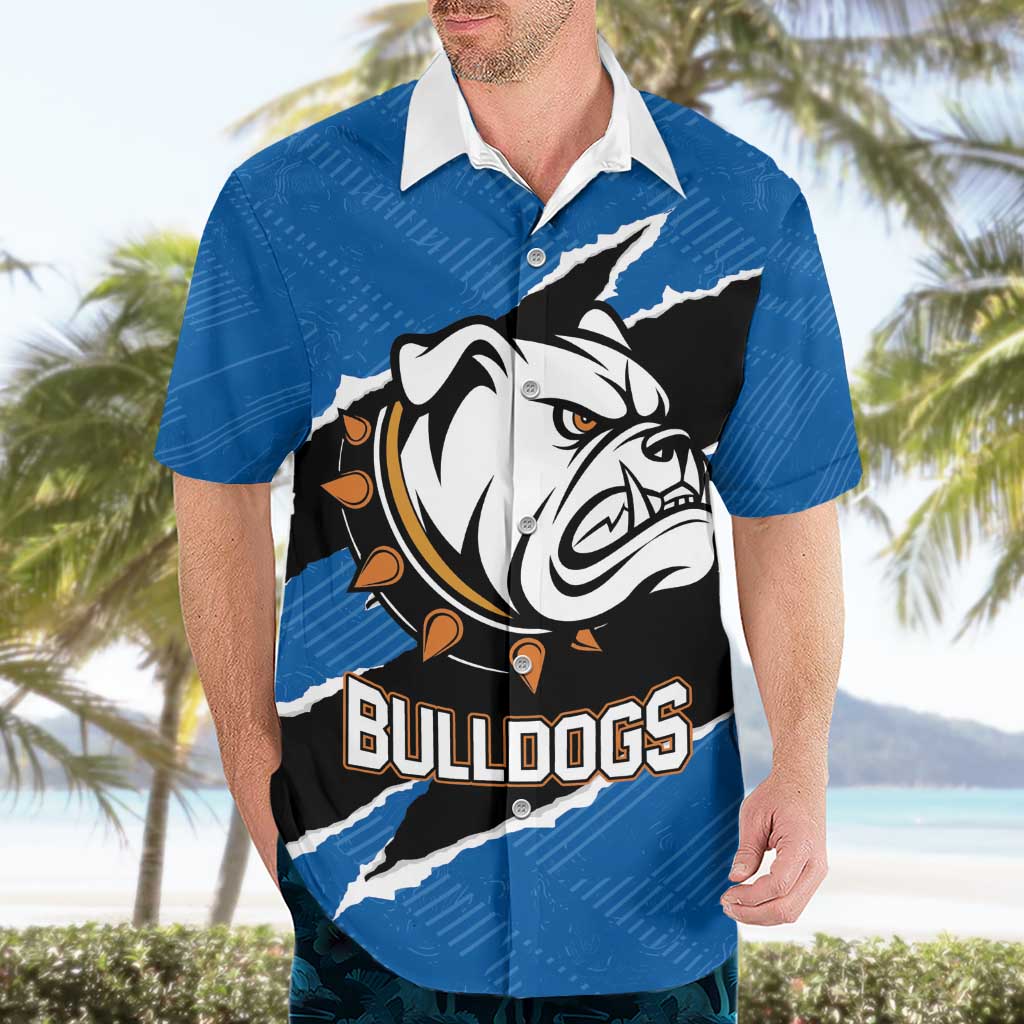 Bulldogs Guatemala Rugby Custom Hawaiian Shirt Seguimos Creciendo - Wonder Print Shop