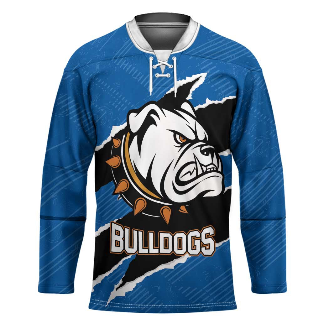 Bulldogs Guatemala Rugby Custom Hockey Jersey Seguimos Creciendo - Wonder Print Shop