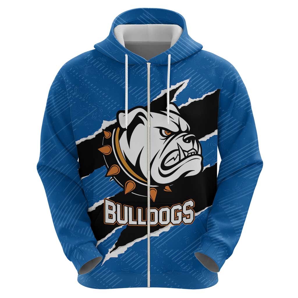 Bulldogs Guatemala Rugby Custom Hoodie Seguimos Creciendo - Wonder Print Shop