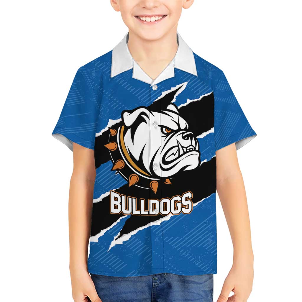 Bulldogs Guatemala Rugby Custom Kid Hawaiian Shirt Seguimos Creciendo - Wonder Print Shop