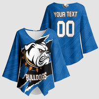Bulldogs Guatemala Rugby Custom Kimono Sleeve Blouse Seguimos Creciendo - Wonder Print Shop