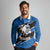 Bulldogs Guatemala Rugby Custom Long Sleeve Polo Shirt Seguimos Creciendo - Wonder Print Shop