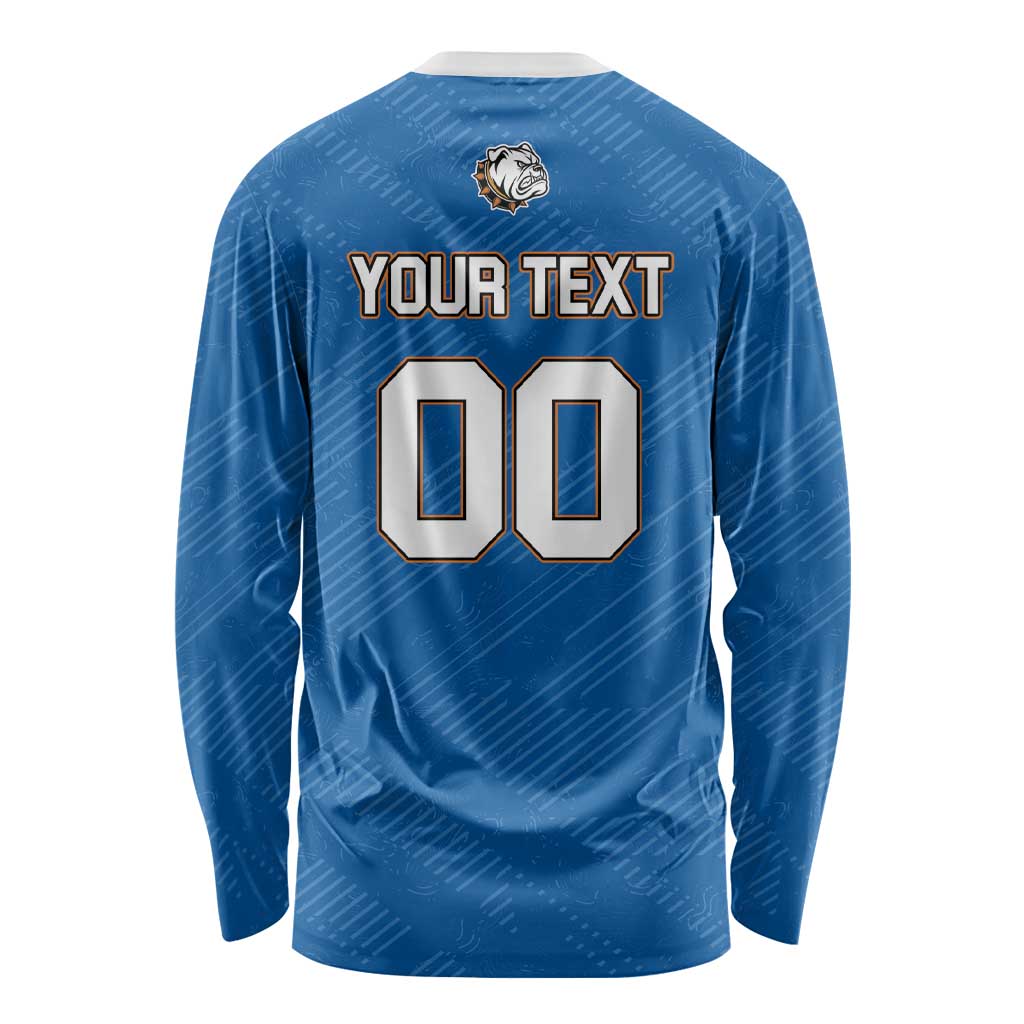 Bulldogs Guatemala Rugby Custom Long Sleeve Shirt Seguimos Creciendo - Wonder Print Shop