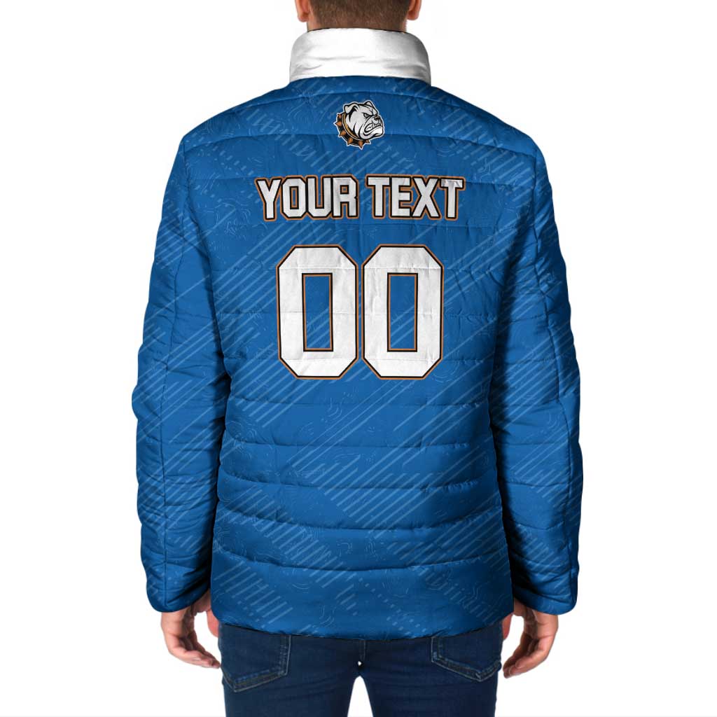 Bulldogs Guatemala Rugby Custom Padded Jacket Seguimos Creciendo - Wonder Print Shop