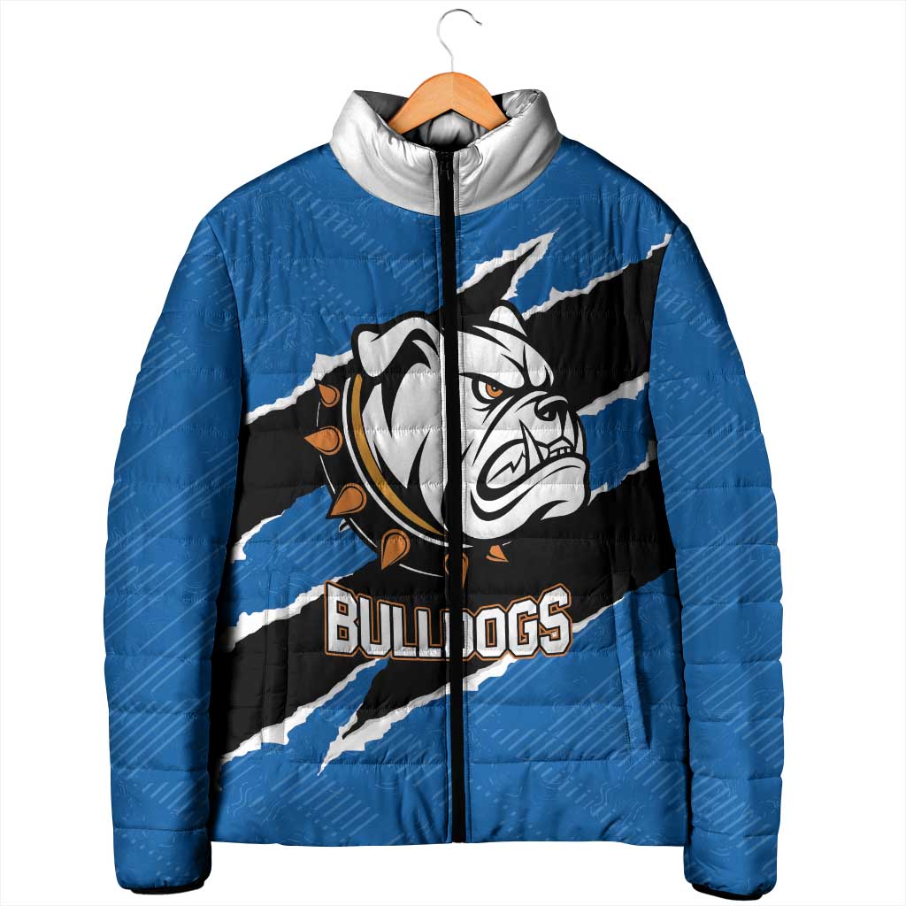 Bulldogs Guatemala Rugby Custom Padded Jacket Seguimos Creciendo - Wonder Print Shop