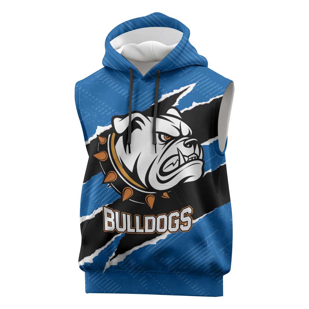 Bulldogs Guatemala Rugby Custom Sleeveless Hoodie Seguimos Creciendo - Wonder Print Shop
