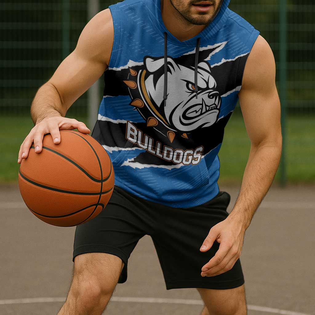 Bulldogs Guatemala Rugby Custom Sleeveless Hoodie Seguimos Creciendo - Wonder Print Shop