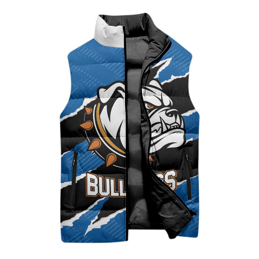 Bulldogs Guatemala Rugby Custom Sleeveless Puffer Jacket Seguimos Creciendo - Wonder Print Shop