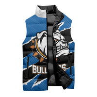 Bulldogs Guatemala Rugby Custom Sleeveless Puffer Jacket Seguimos Creciendo - Wonder Print Shop