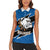 Bulldogs Guatemala Rugby Custom Women Sleeveless Polo Shirt Seguimos Creciendo - Wonder Print Shop